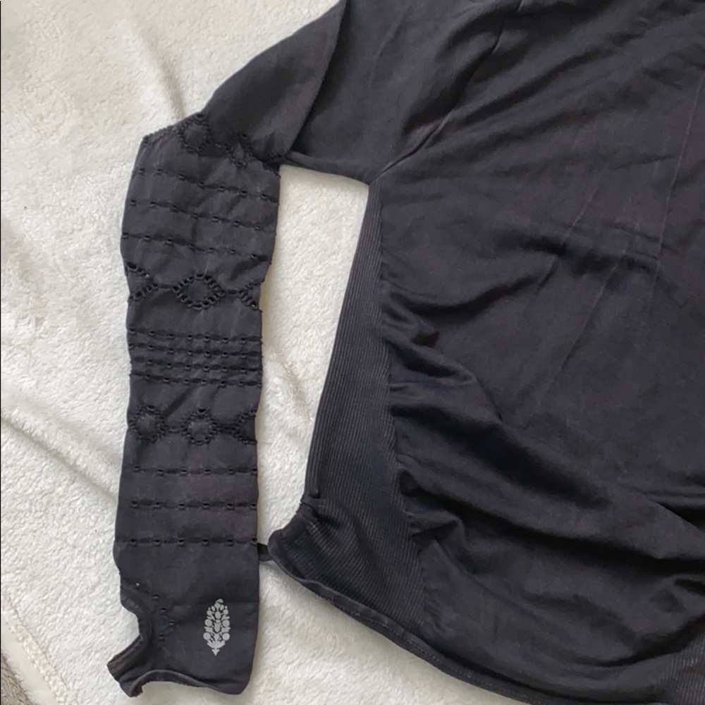 🌺Free people NWOT good karma l/s hoodie - Picture 9 of 12